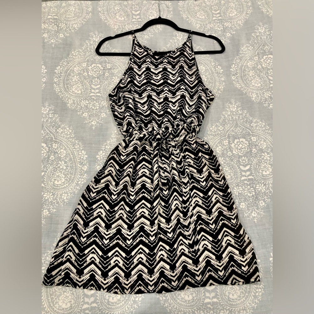 Cotton On Black and White Patterned Dress